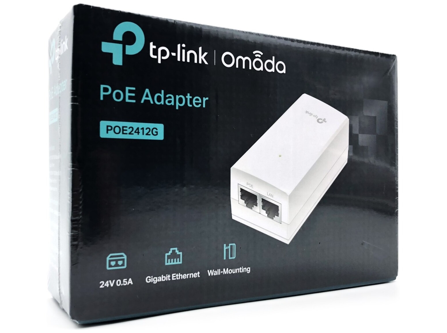 TP-Link TL-POE2412G Gigabit 24VDC Passive PoE Adapter