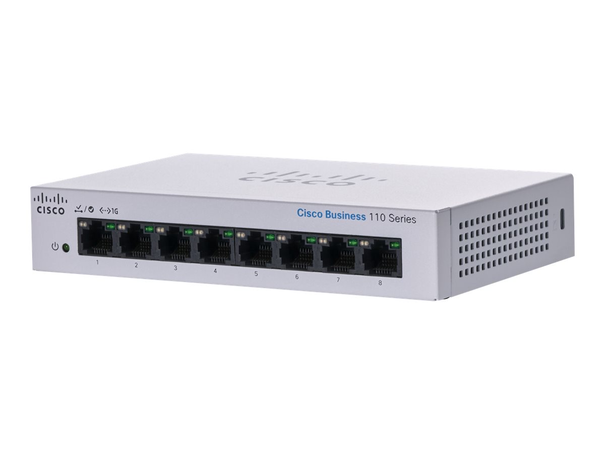 Cisco Business 110 Series 110-8T-D Switch 8-porte Gigabit