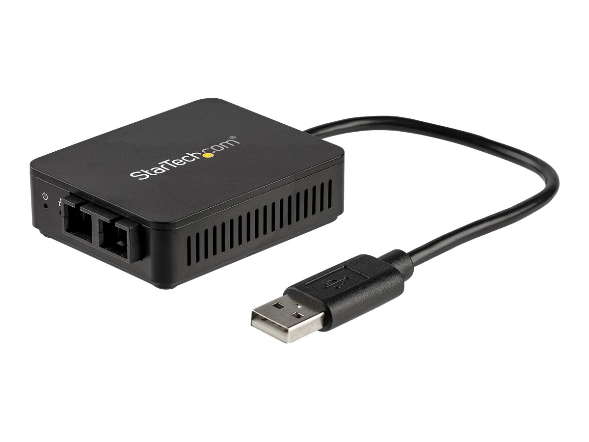 StarTech.com USB 2.0 to Fiber Optic Converter - 100BaseFX SC - netværksadapter