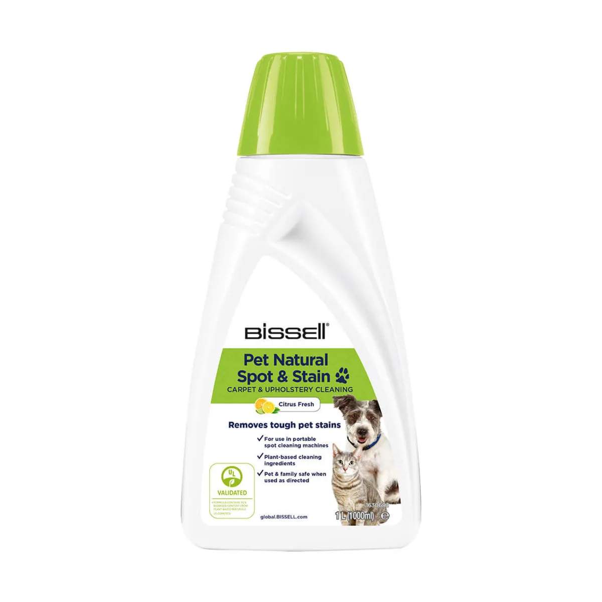 Bissell Rengøringsmiddel Pet Natural Spot&Stain Portable, tæppe 1L