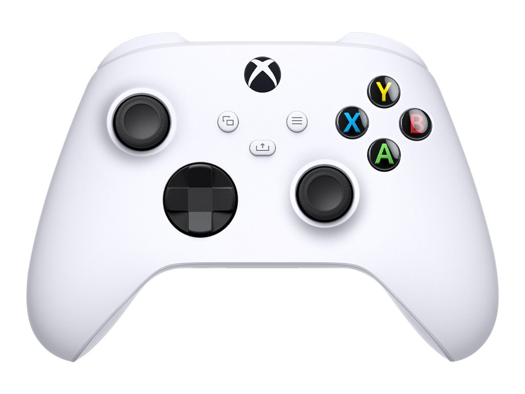 Microsoft Xbox Wireless Controller - Gamepad - trådløs - Bluetooth - hvid - for Microsoft Xbox Series X, Microsoft Xbox One S, Microsoft Xbox One X, Microsoft Xbox One, PC