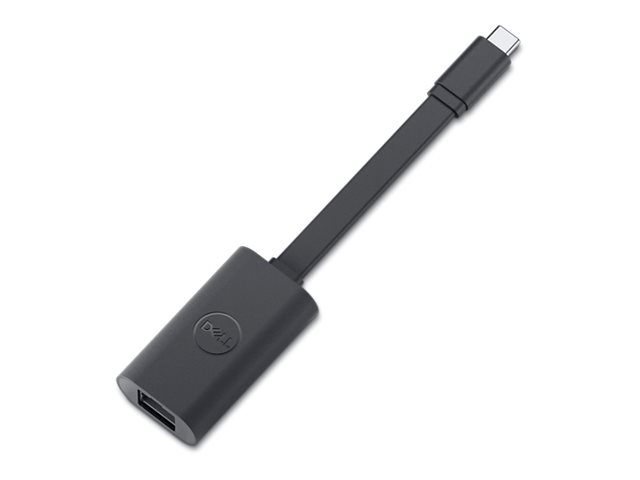 Dell RJ45-adapter USB-C til Ethernet (Sort)