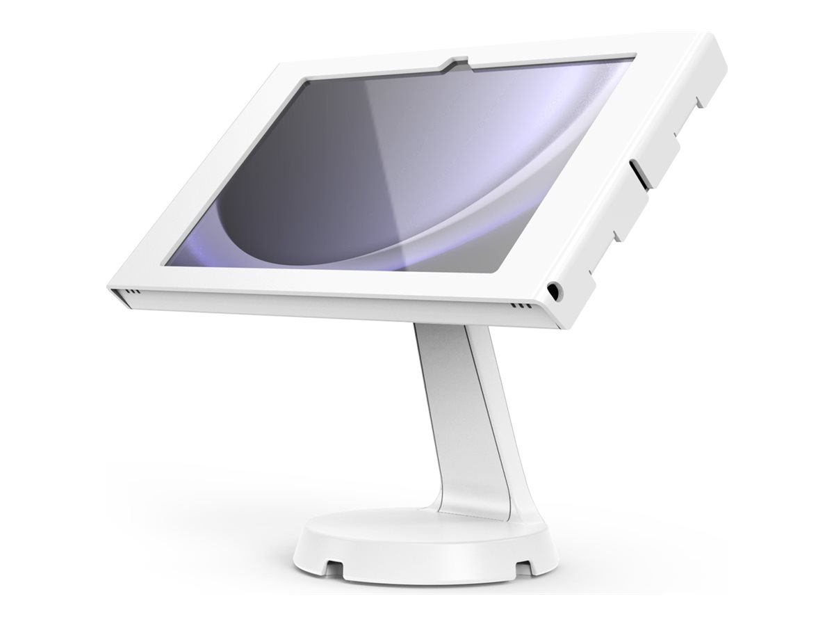 Compulocks Galaxy Tab A9+ Apex Enclosure Mast Stand - Monteringssæt (indelukke, stativ) - for tablet - låsbar - metalramme - hvid - skærmstørrelse: 11 - på disk, vægmonterbar - for Samsung Galaxy Tab A9+