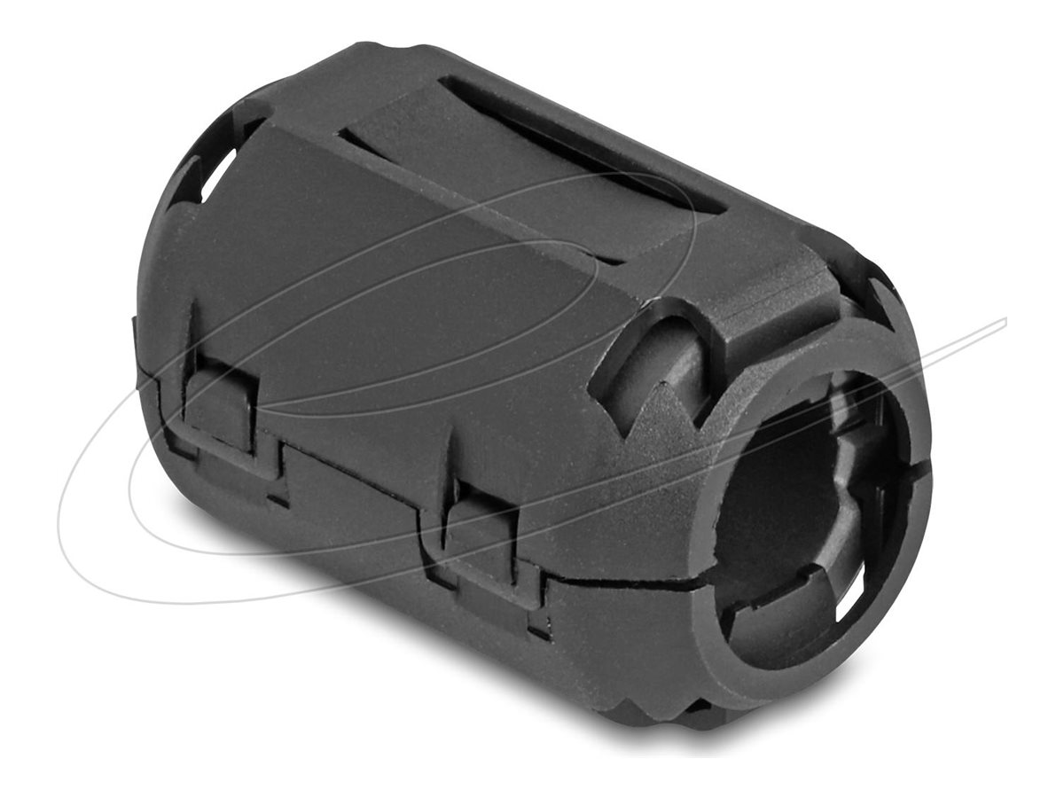 Delock ferritkerne/ferritring til rundt kabel 13 mm 2 stk. sort