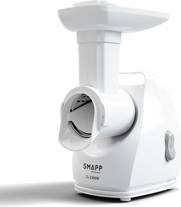 Kødhakker med river - SMAPP 490.81, 2.200 W, hvid