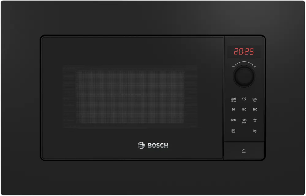 Bosch Serie | 2 BFL623MB4 - Mikrobølgeovn - til indbygning - 20 liter - 800 W - sort