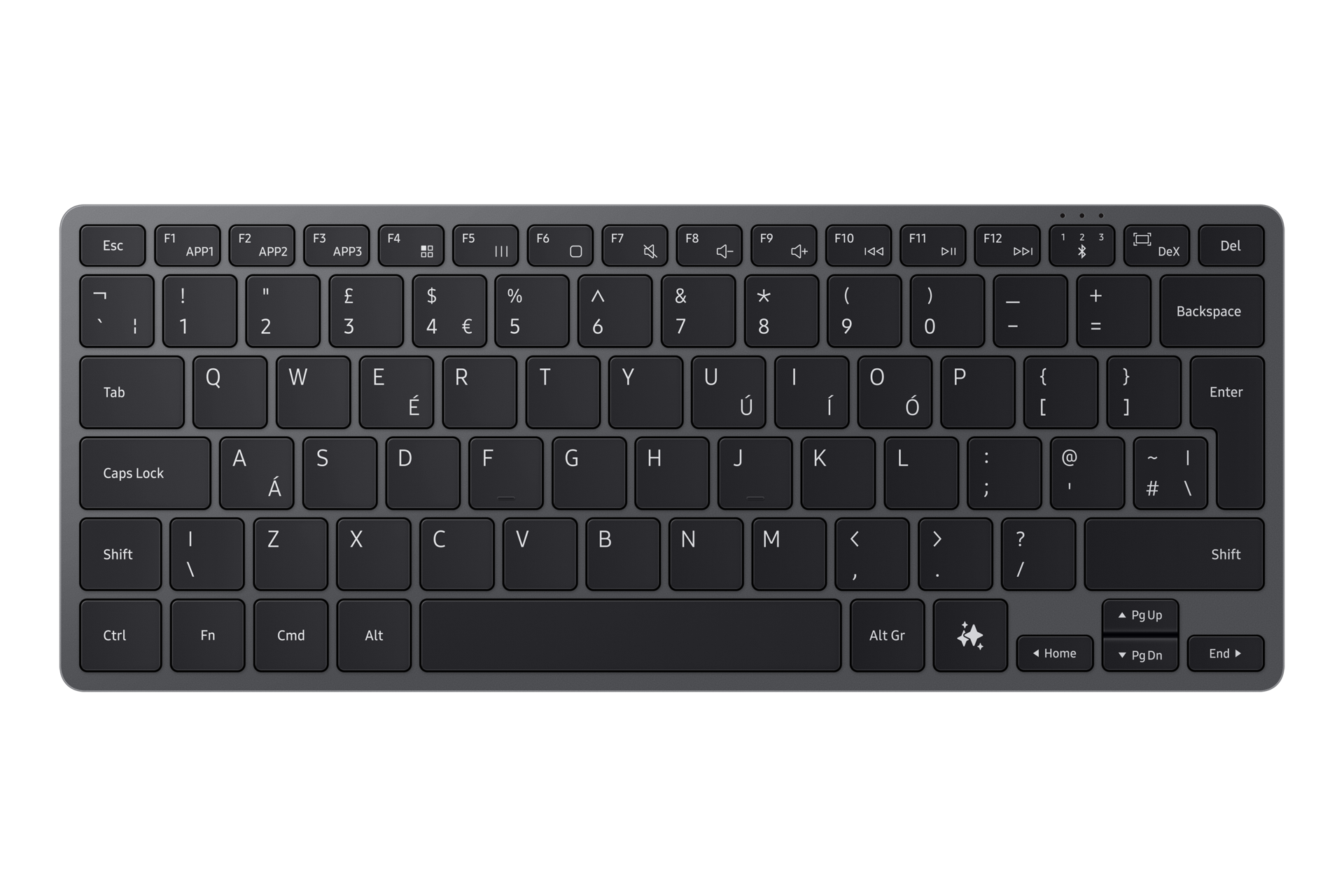 Samsung EJ-B7800 QWERTZ Tysk Bluetooth Grå