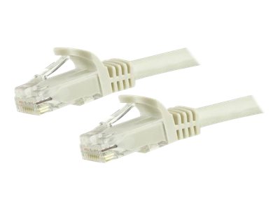 StarTech.com 1.5m CAT6 Cable - White Snagless CAT 6 Wire - 100W RJ45 UTP 650MHz Category 6 Network Patch Cord UL/TIA (N6PATC150CMWH) CAT 6 Ikke