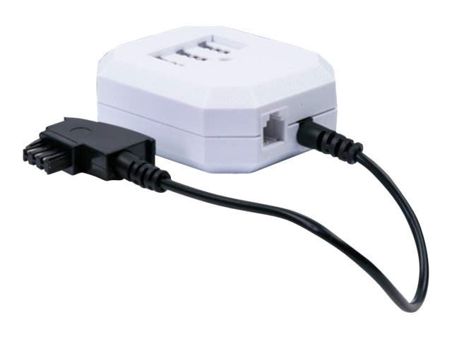 Schwaiger phone adaptor - 20 cm - white - Hvid - 0.2m