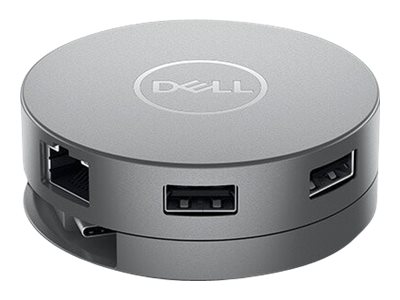Dell Da310 Ledningsført Usb 3.2 Gen 2 (3.1 Gen 2) Type-c Sølv Usb-c 3.2 Gen 2 (3.1 Gen 2)