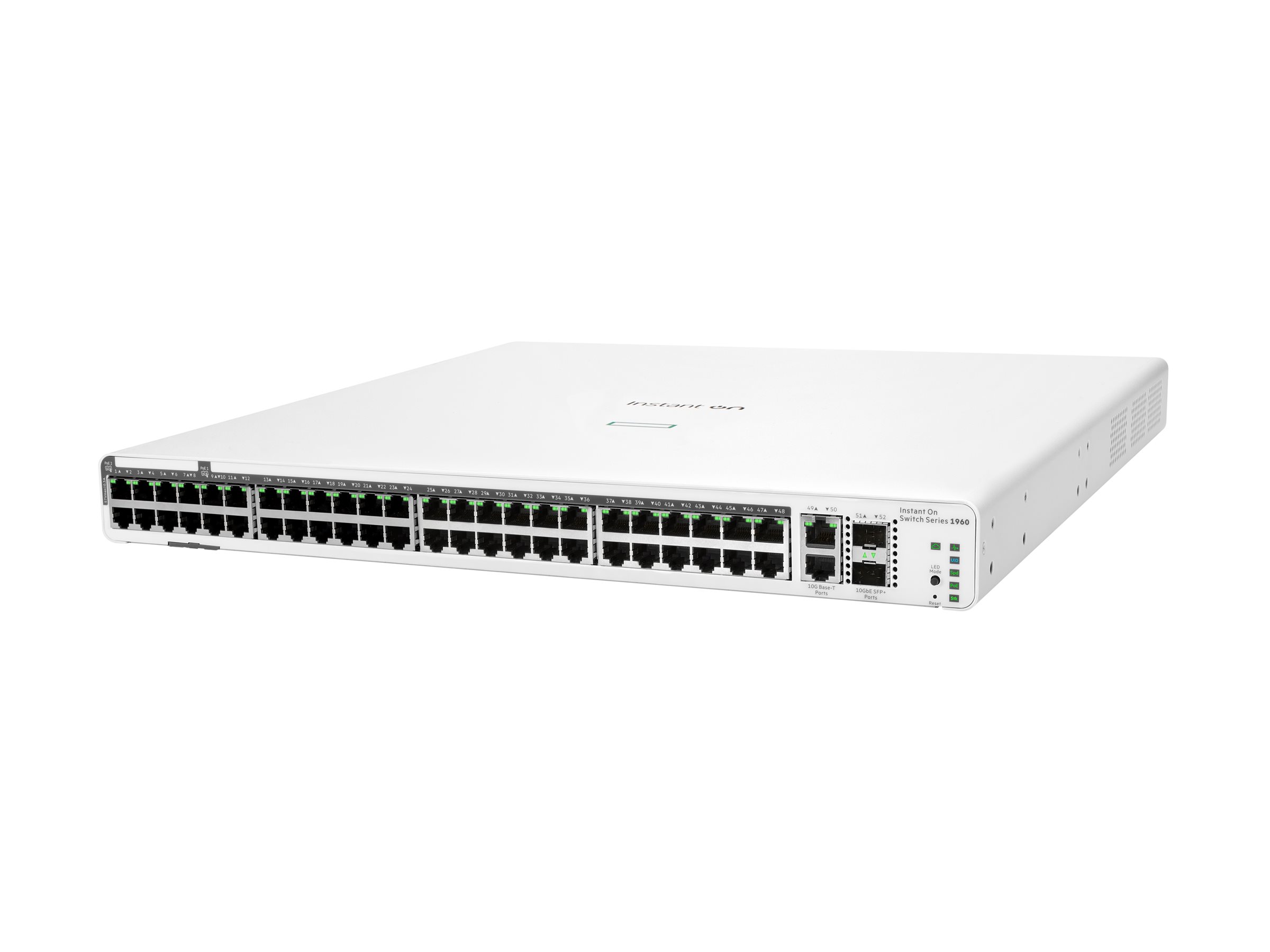 HPE Aruba Instant On 1960 48G 40p Class4 8p Class6 2XGT 2SFP 600W Switch 48-porte Gigabit PoE