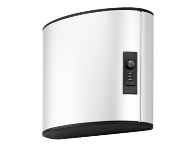 Nøgleskab Durable KEY BOX CODE 18 aluminium med 18 kroge og kodelås 302x118x280 mm