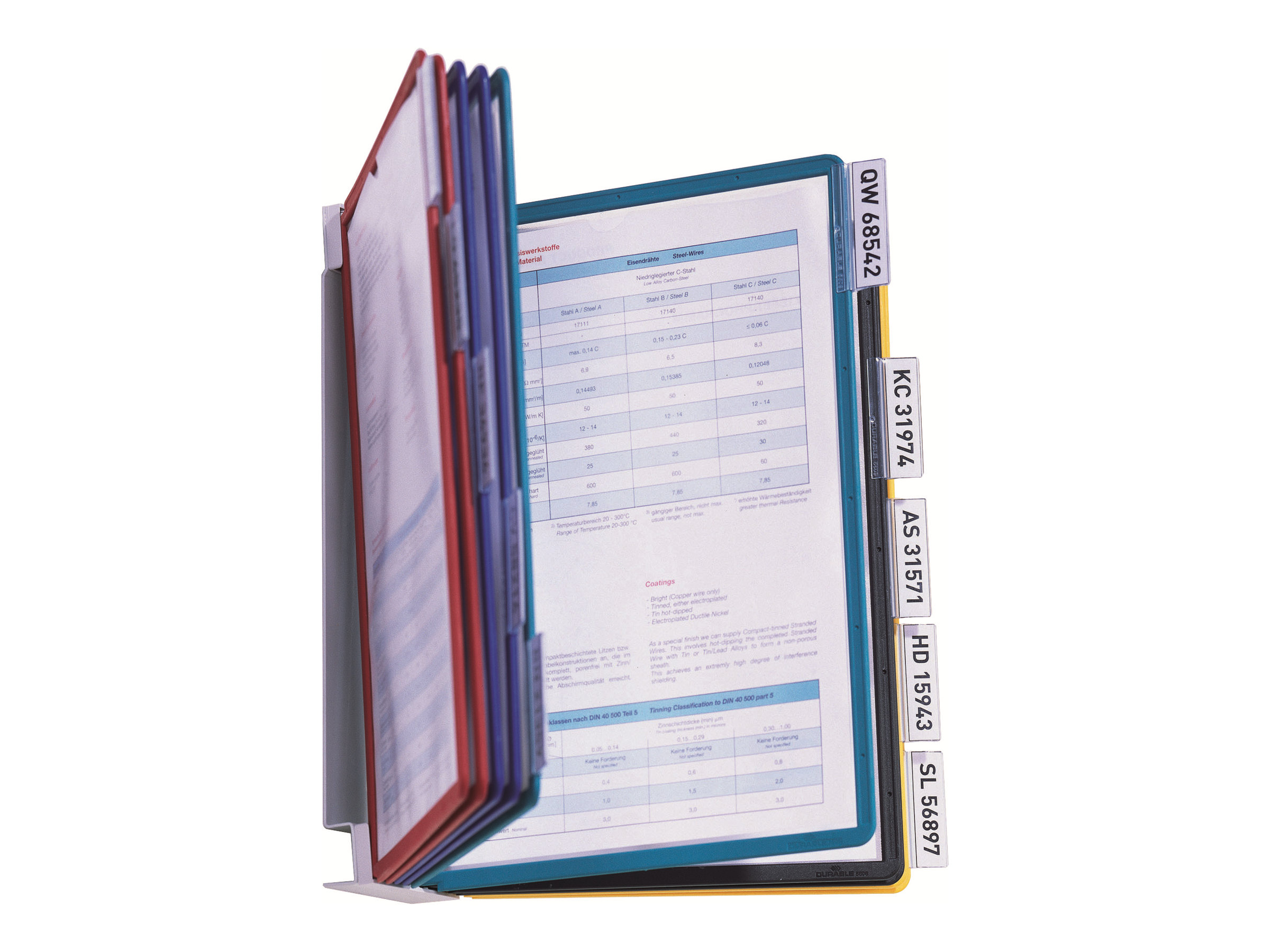 Registersystem VARIO® WALL 10 - til vægmontering