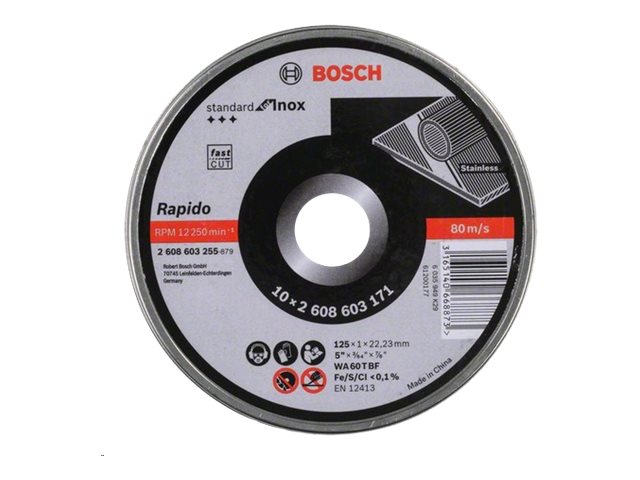 Bosch Standard for INOX WA 60 T BF Skæreskiver Vinkelkværn