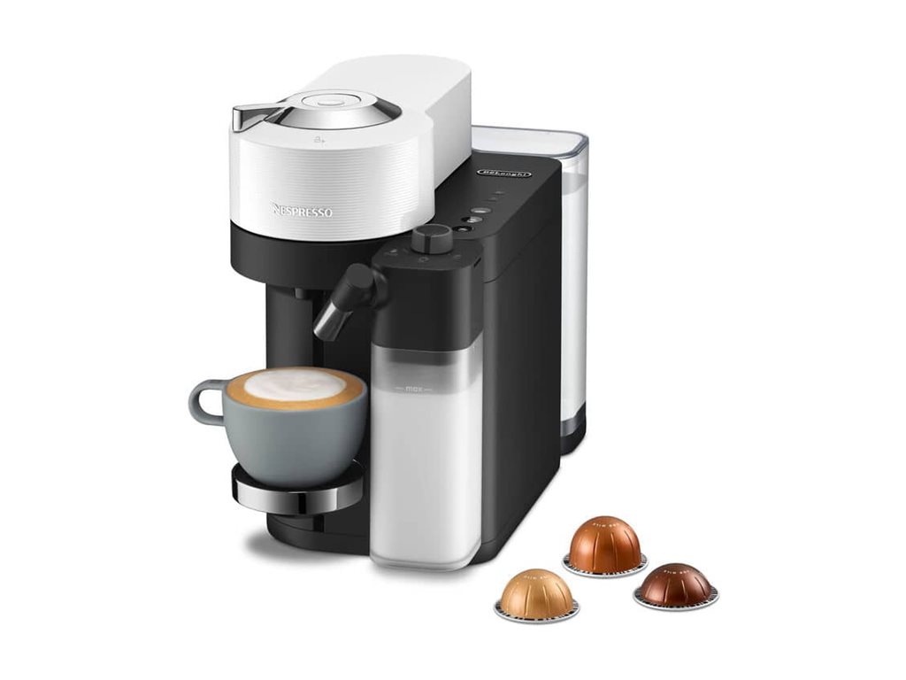 De’Longhi Lattissima One ENV300.W Fuldautomatisk kaffemaskine 1,8l Hvid