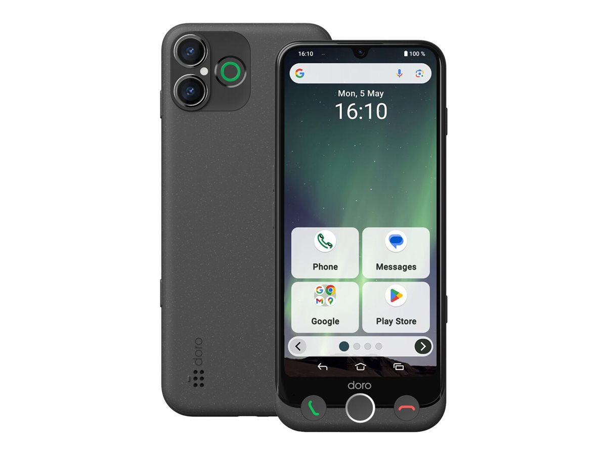 Smartphone 4G, stor skærm, dobbelte kameraer, nem grænseflade