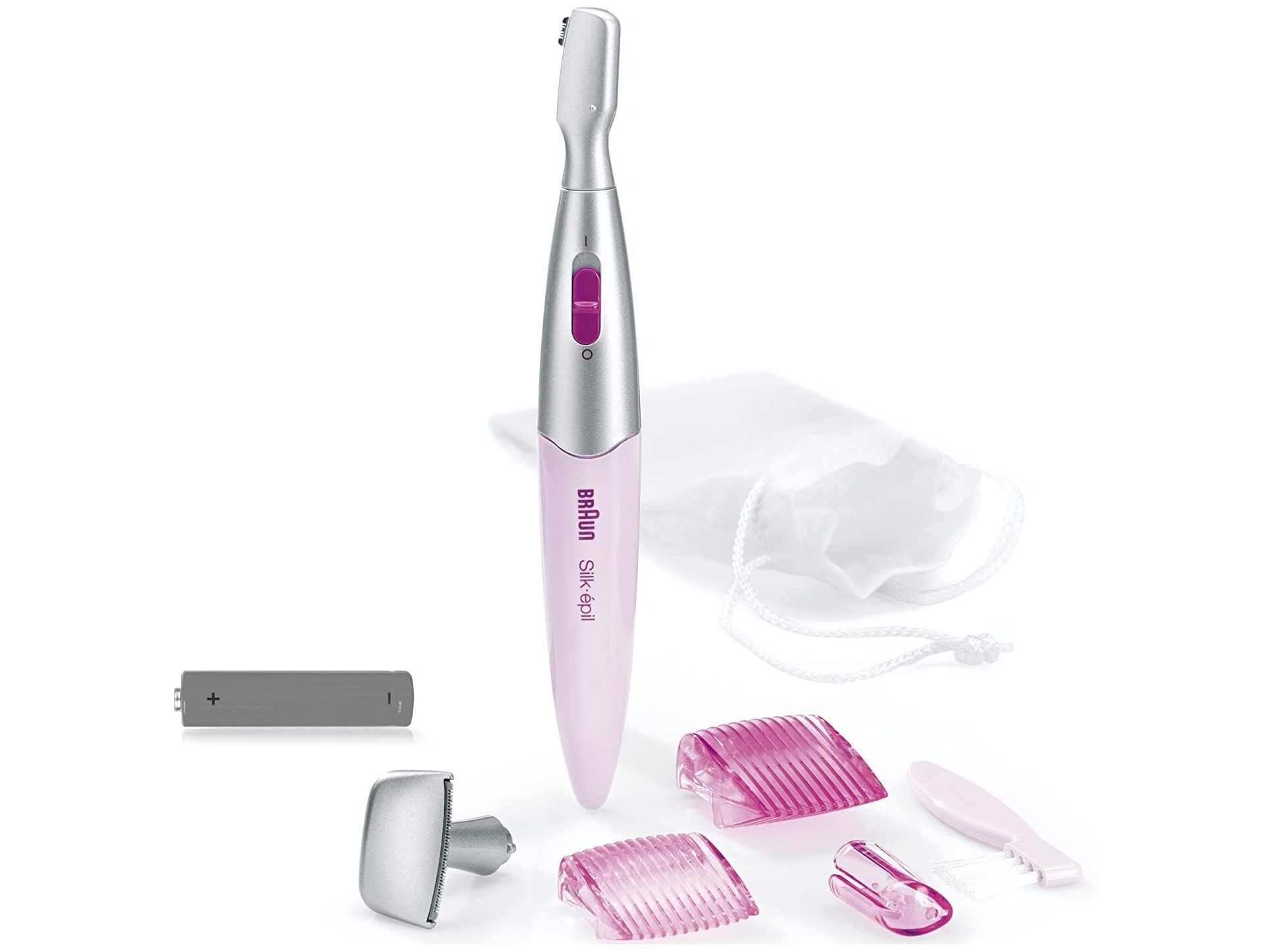 Braun Silk-épil Styler FG1100 bikini trimmer Lyserød