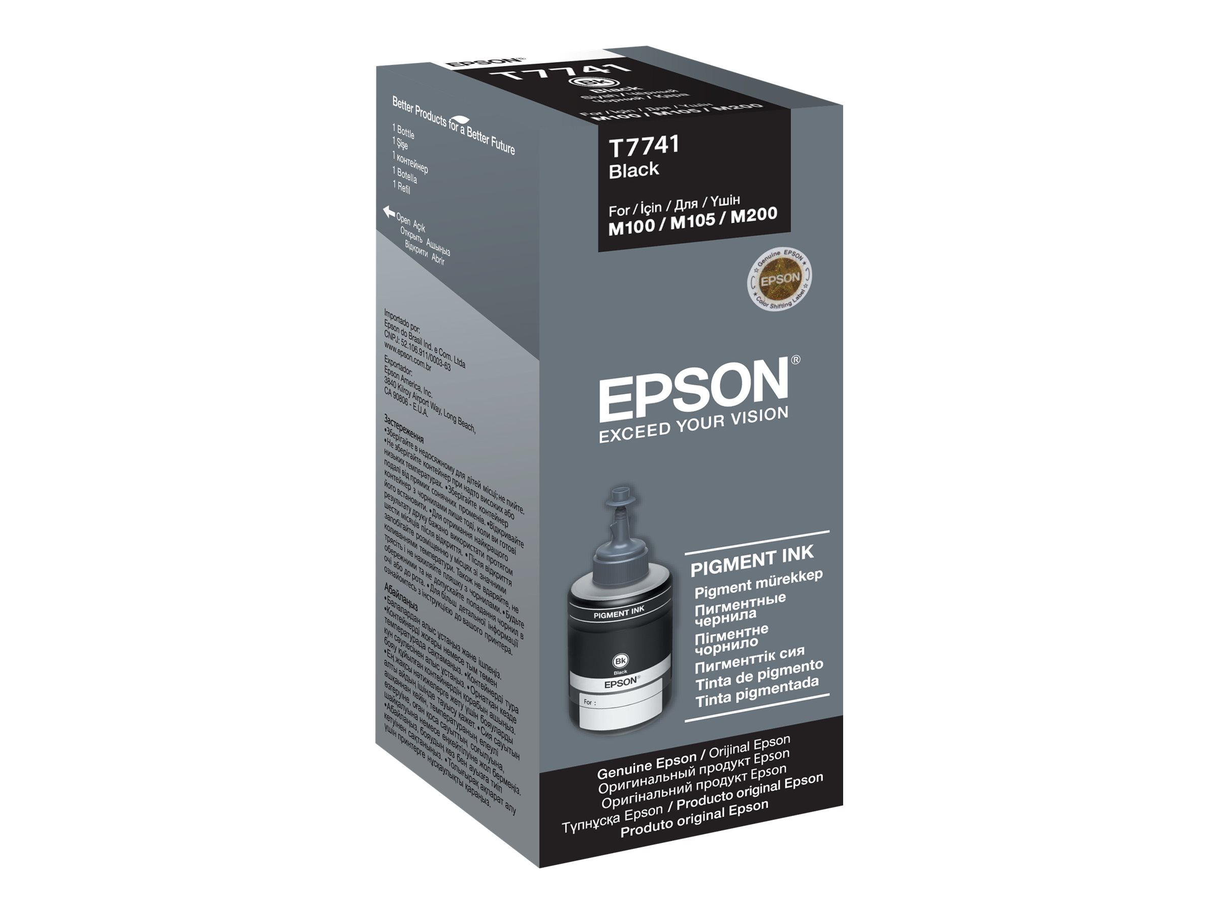 Epson T7741 Sort Blækrefill C13T77414A