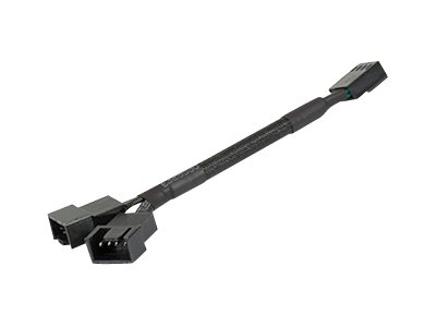 Phanteks 4 pin PWM (male) - 4 pin PWM (female) Sort 11cm Splitter til blæser