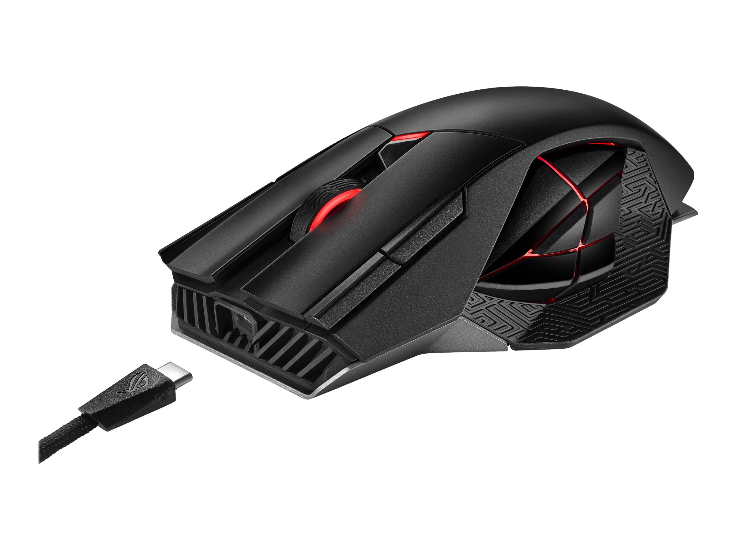 ASUS ROG Spatha X (P707) Wireless Gaming Mouse, Ergonomic Design, 12 programmable buttons, 19000 DPI Mus - GEEKD.dk