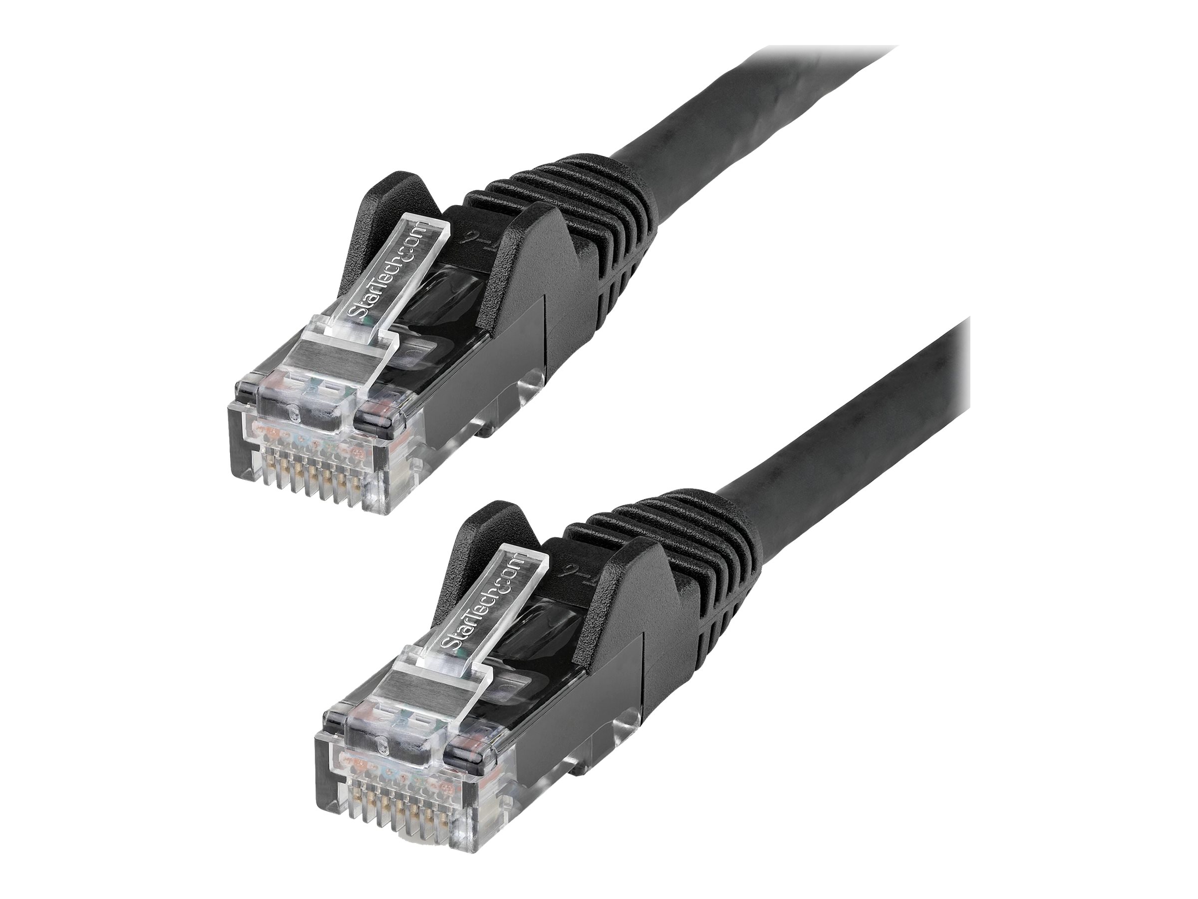 Startech 7m LSZH CAT6 Ethernet Cable, 10 Gigabit Snagless RJ45 100W PoE Network Patch Cord with Strain Relief, CAT 6 10GbE UTP, Black, Individually Tested/ETL, Low Smoke Zero Halogen - Category 6 - 24AWG - Patchkabel - RJ-45 (han) til RJ-45 (han) - 7 m - 6 mm - UTP - CAT 6 - knastfri - sort