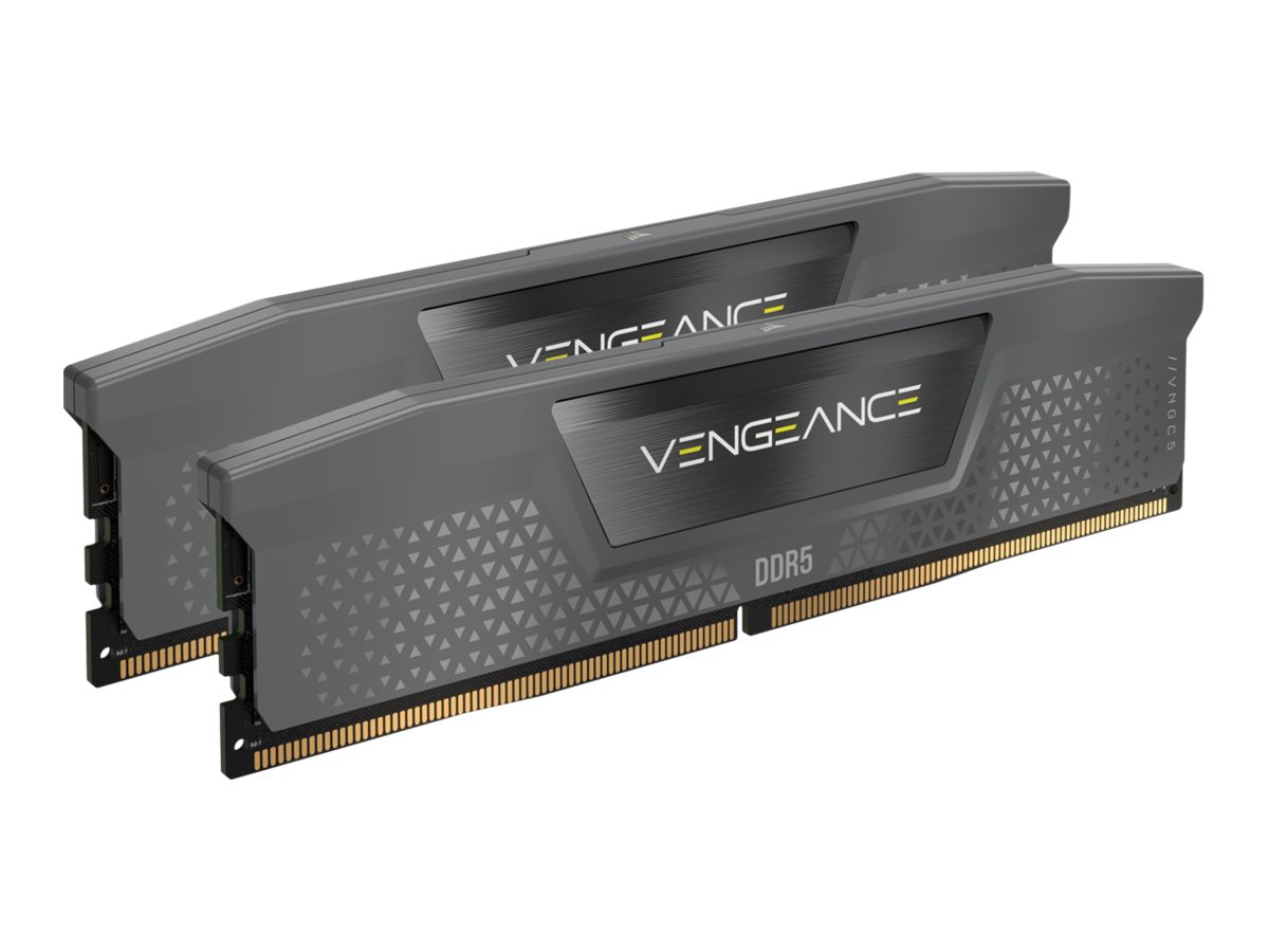 Corsair Vengeance DDR5-5200 - 32GB - CL40 - Dual Channel (2 pcs) - AMD EXPO & Intel XMP - Grå