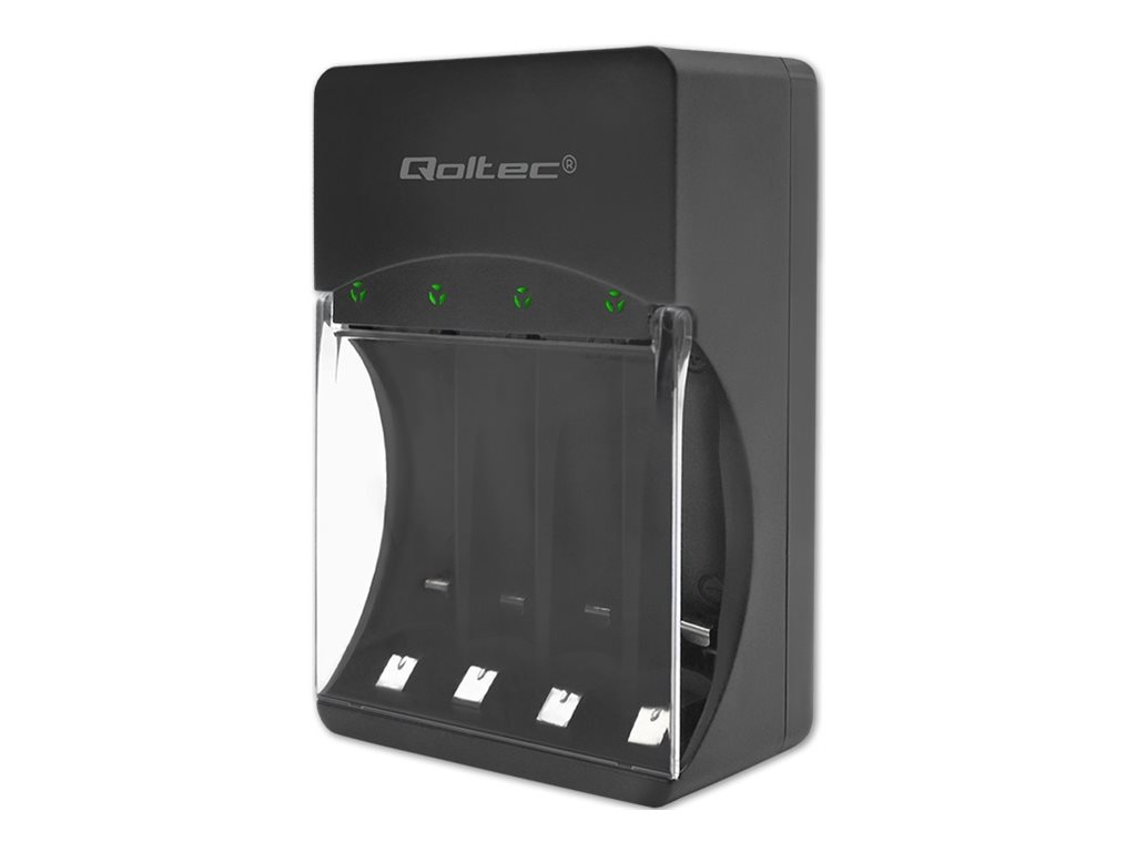 Batterioplader Qoltec til Ni-MH AA/AAA (1,2 V)