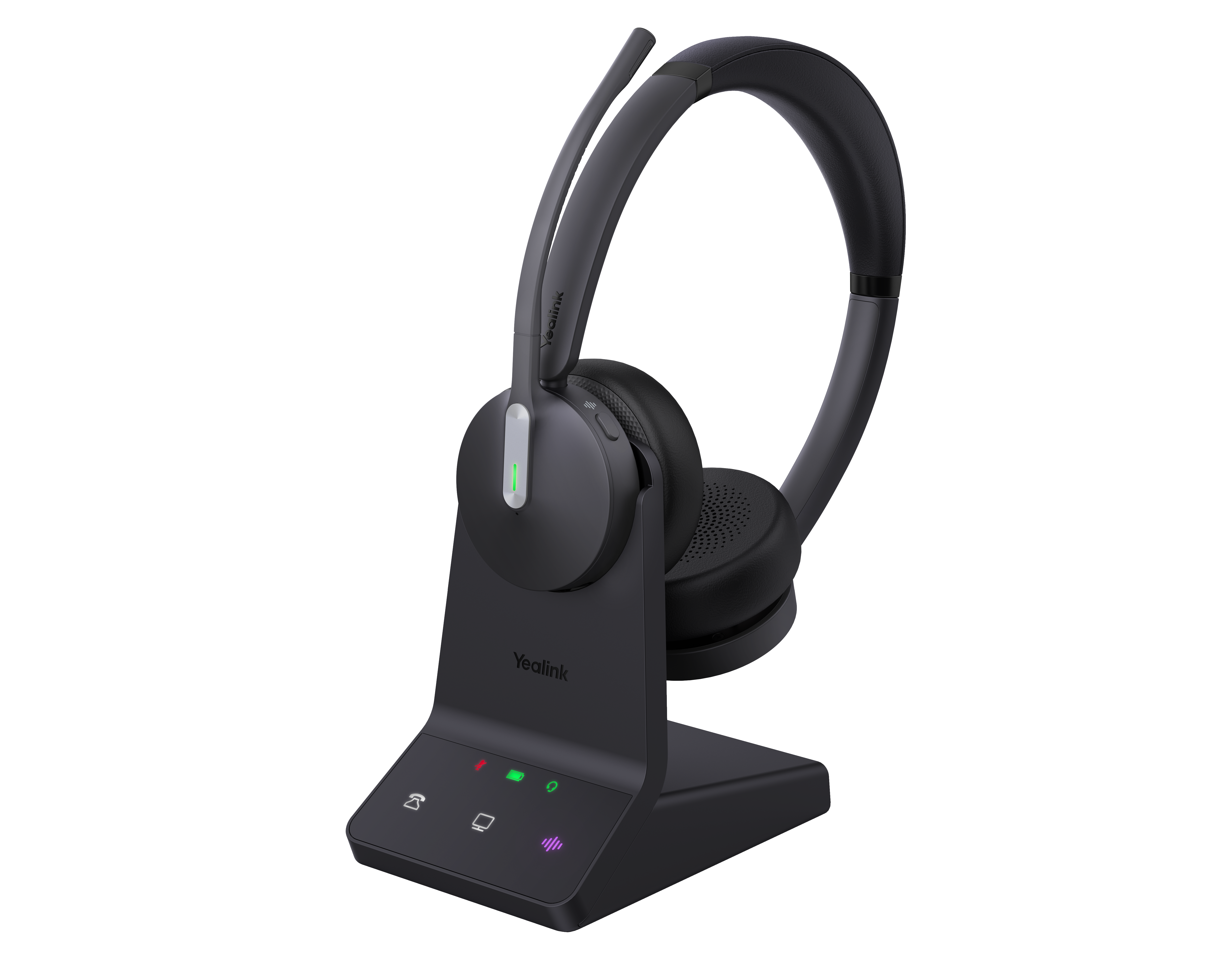 Yealink WH64 Dual UC Trådløs Hovedtelefoner Sort