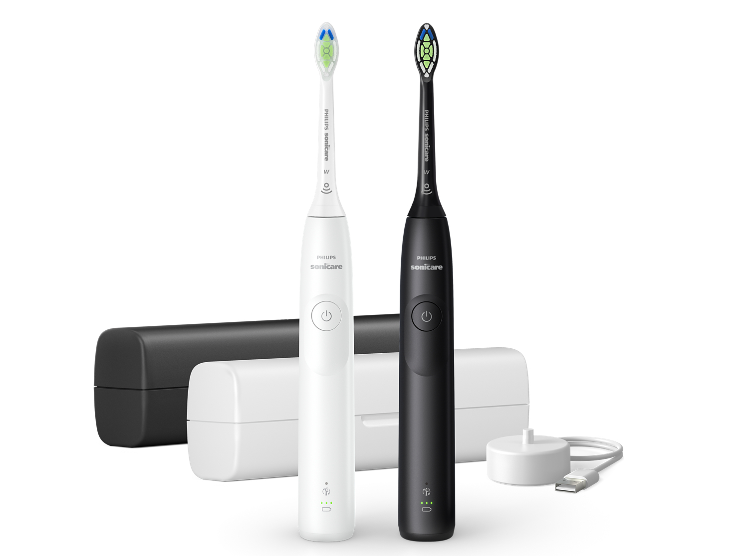 Philips Eltandbørste Sonicare 5300 series HX7109 - tooth brush - white/black