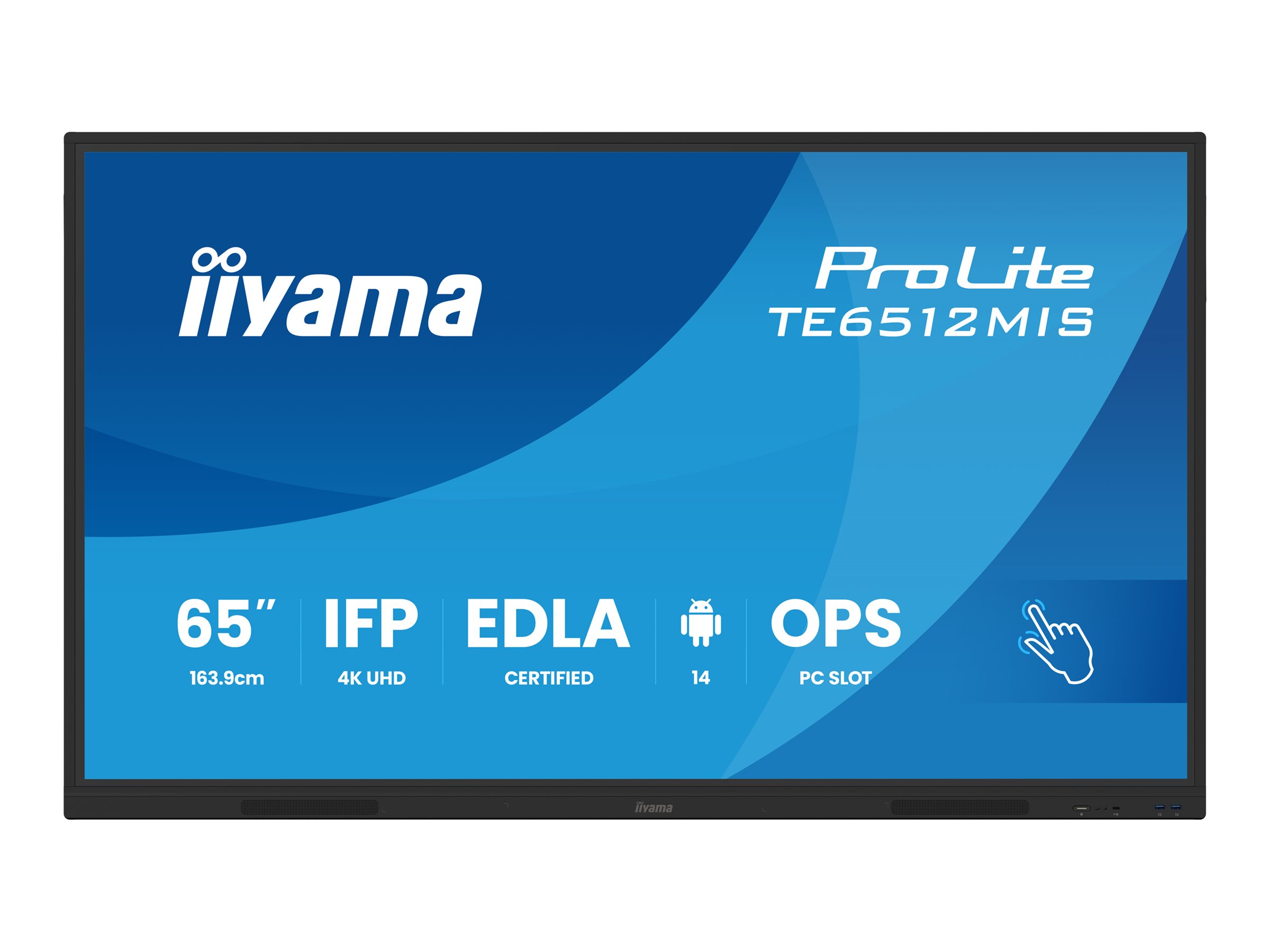 iiyama ProLite TE6512MIS-B4AG 65" Class (64.5" viewable) LED-backlit LCD display - 4K - for digital signage / interactive communication