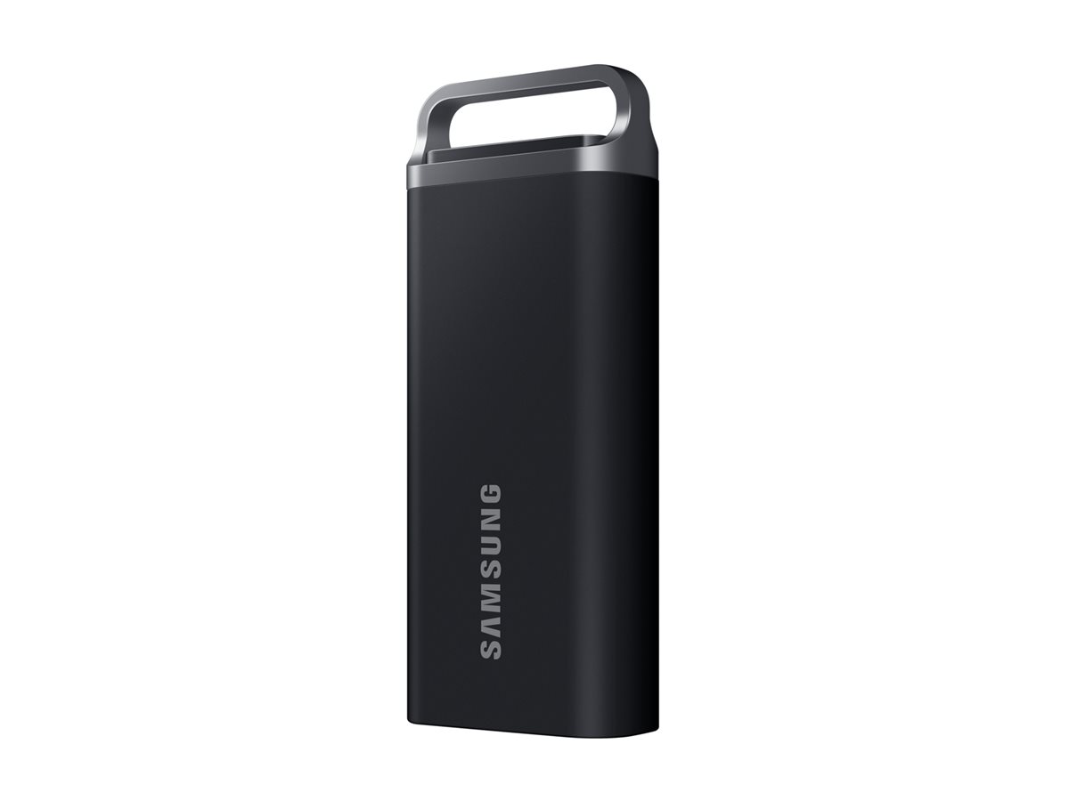 Samsung T5 Evo MU-PH8T0S - SSD - krypteret - 8 TB - ekstern (bærbar) - USB 3.2 Gen 1 (USB-C stikforbindelse) - 256-bit AES - sort