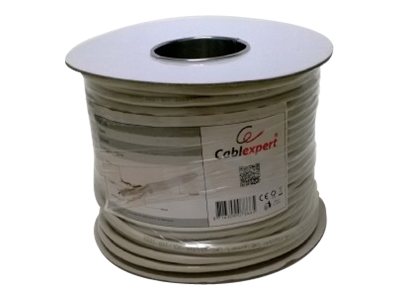 Gembird CAT 6 Kabel med folie og kobberfletning (FTP) 100m Bulkkabel Grey
