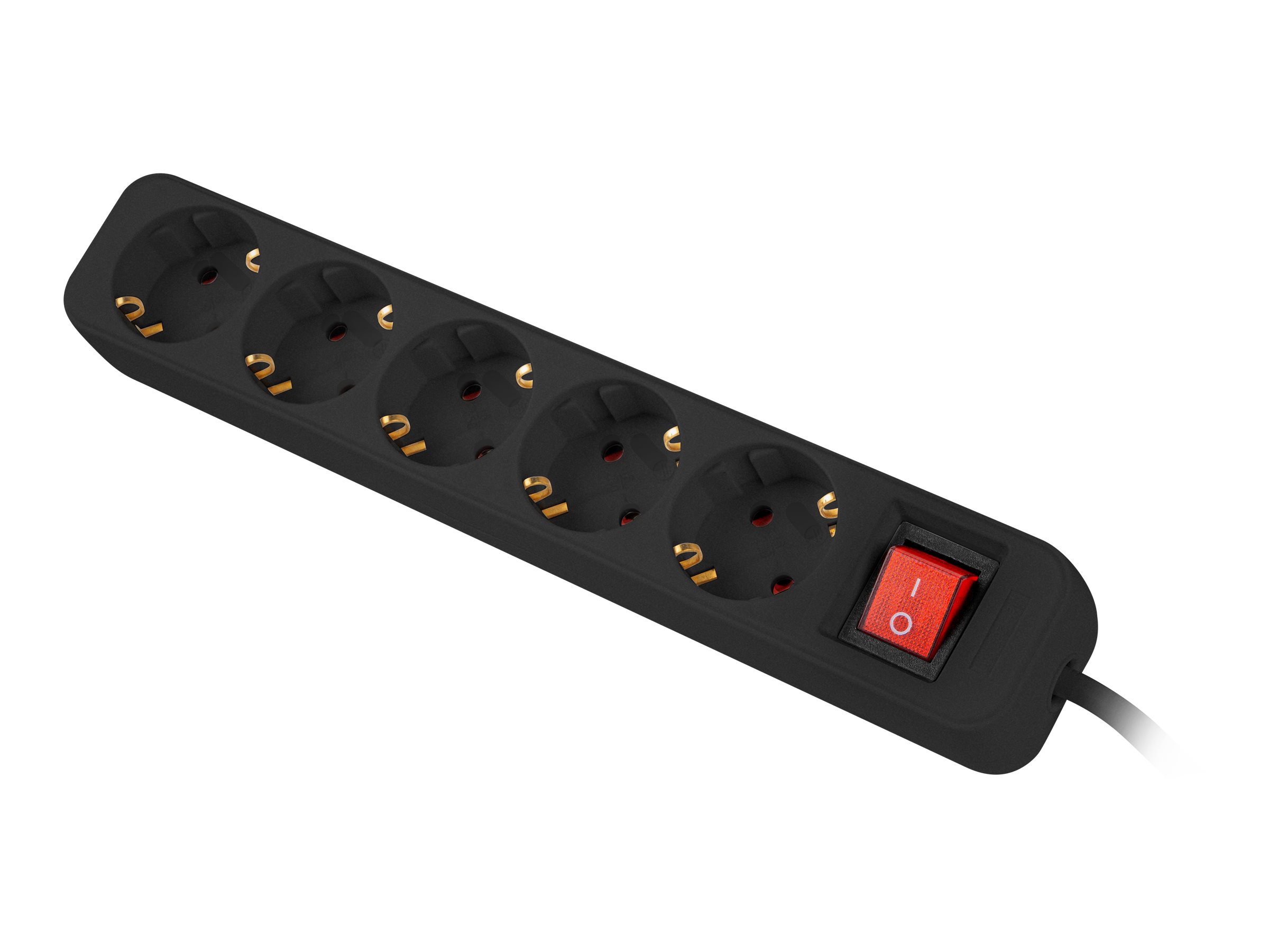 Lanberg - power strip - with circuit breaker - 2500 Watt