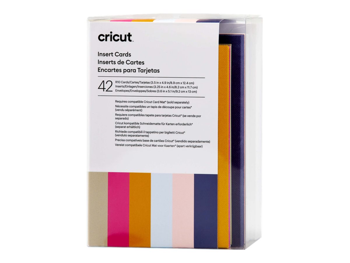 Cricut Sensei Sampler - insert card - 42 pieces - R10 - 8.9 x 12.4 cm - Twilight tulip powder blue