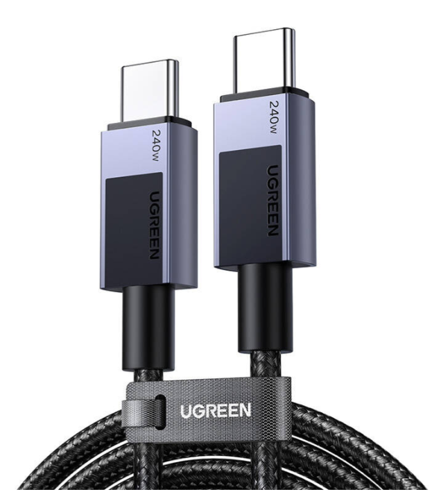 Kabel USB Ugreen Kabel UGREEN L513 USB-C / USB-C PD 240W 2m (szary)
