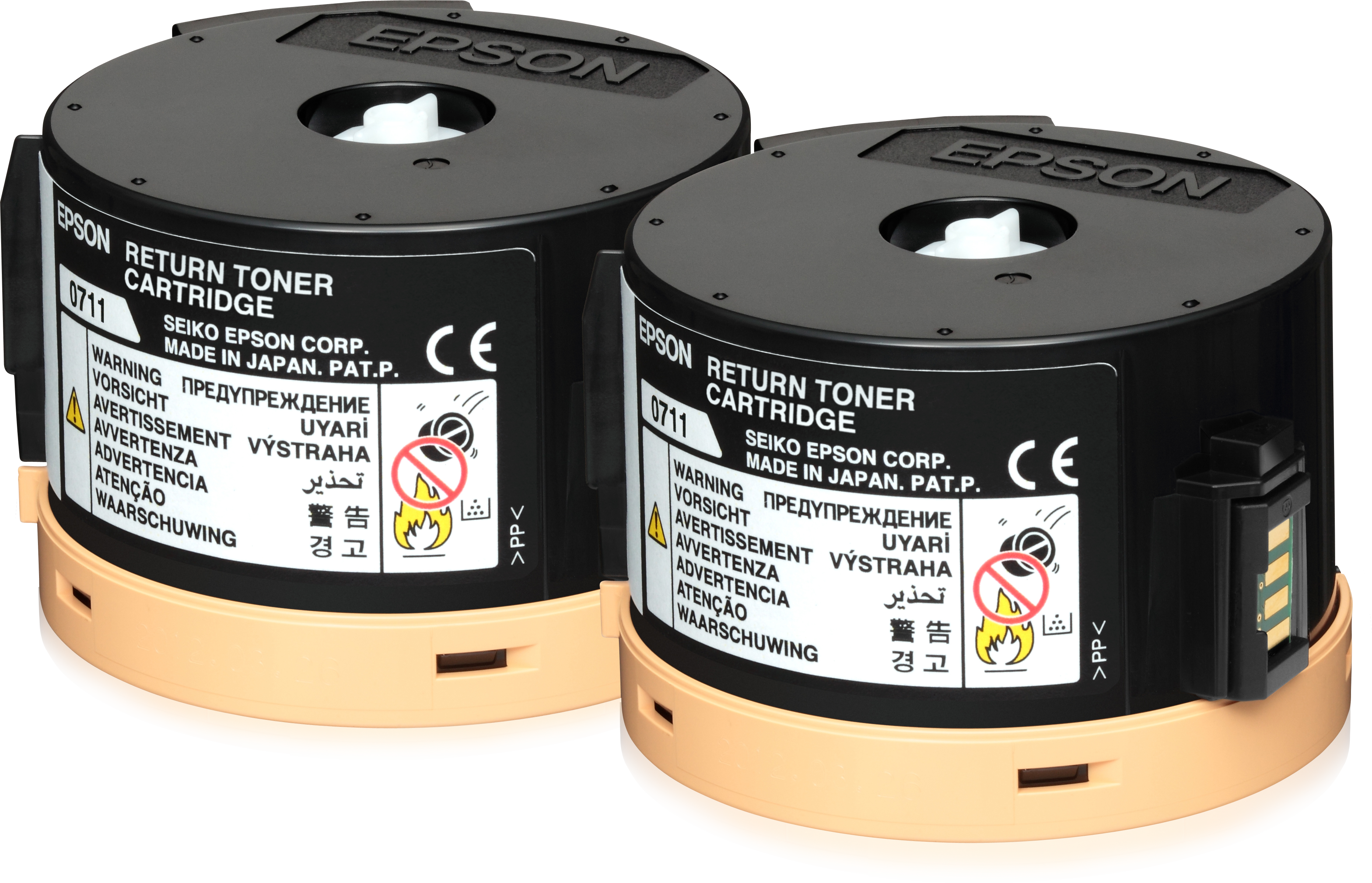 Epson C13S050711 Sort toner Dual Pakke Original