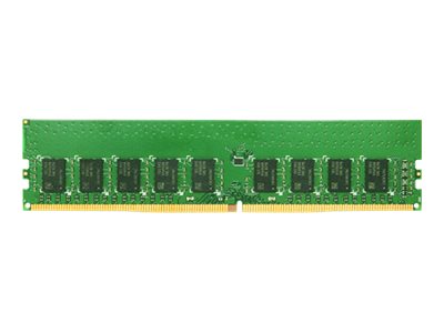 Synology - DDR4 - modul - 16 GB - DIMM 288-PIN - 2666 MT/s / PC4-21300 - 1.2 V - ikke bufferet - ECC - for Synology SA3200  RackStation RS1619, RS2418, RS2818, RS3618  Unified Controller UC3200