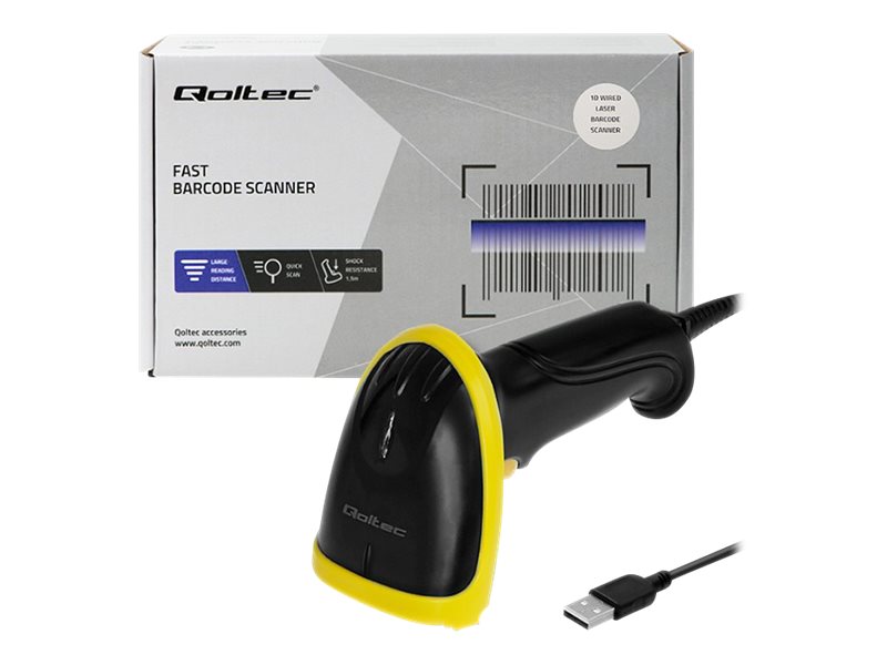 Qoltec Stregkodescanner
