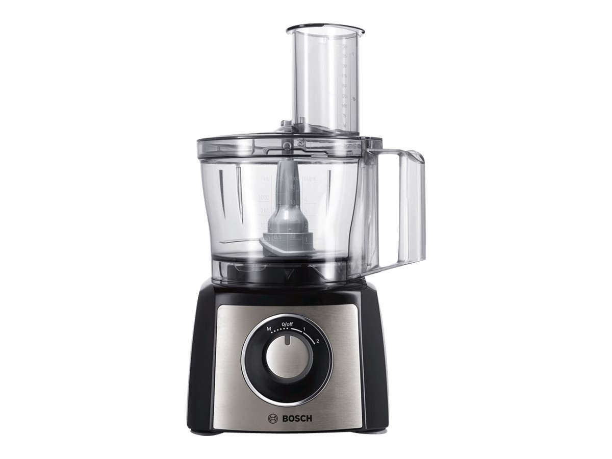 Bosch MultiTalent 3 MCM3501M -Foodprocessor 800 W - børstet rustfrit stål/sort