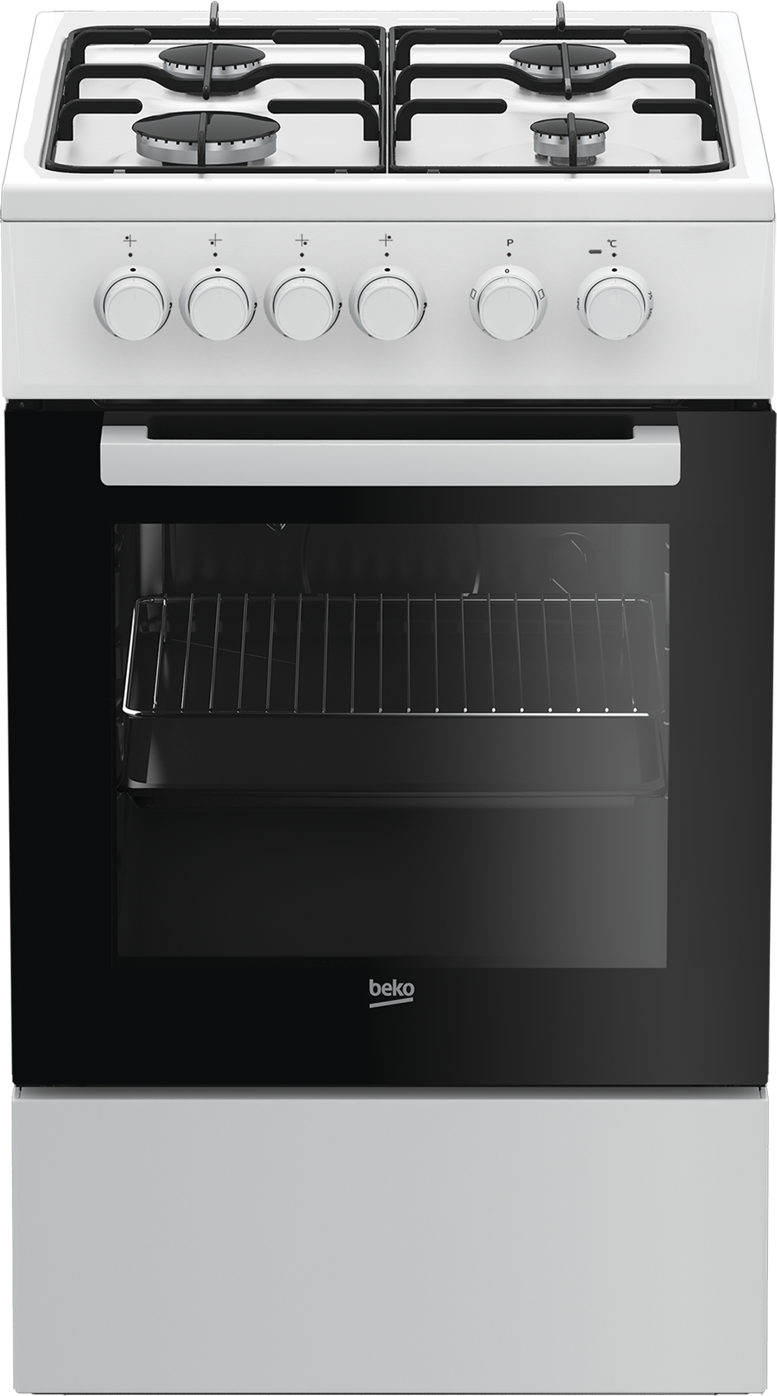 Beko FSS52020DW Fritstående komfur Elektrisk Gaskomfur Hvid