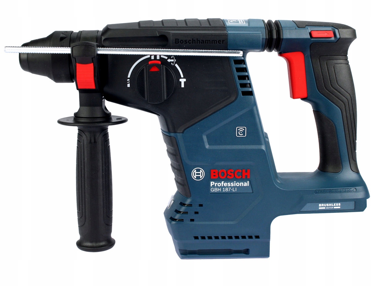Perforatorius Bosch GBH 187-LI Professional  18 V  2,4 J  SDS-plus (be akumuliatoriaus ir pakrovėjo) - SOLO