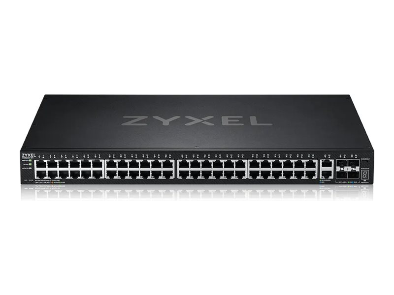 ZyXEL XGS2220 Series XGS2220-54 - switch - L3 access NebulaFLEX Cloud - 48 ports - Managed - rack-mountable