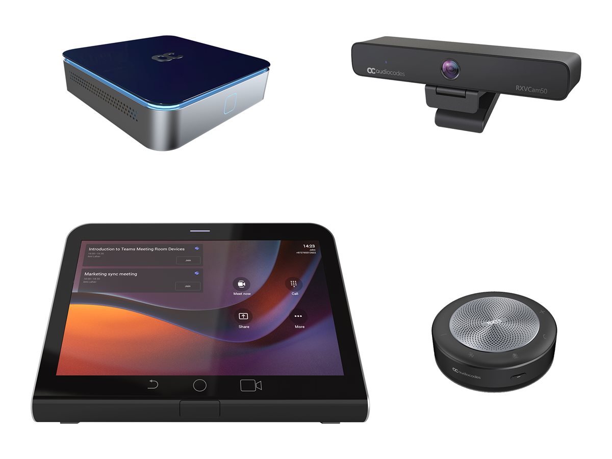 AudioCodes Room Experience (RX) Suite RXV200-B20 Videokonferencepakke 6-mikrofon-array 8"