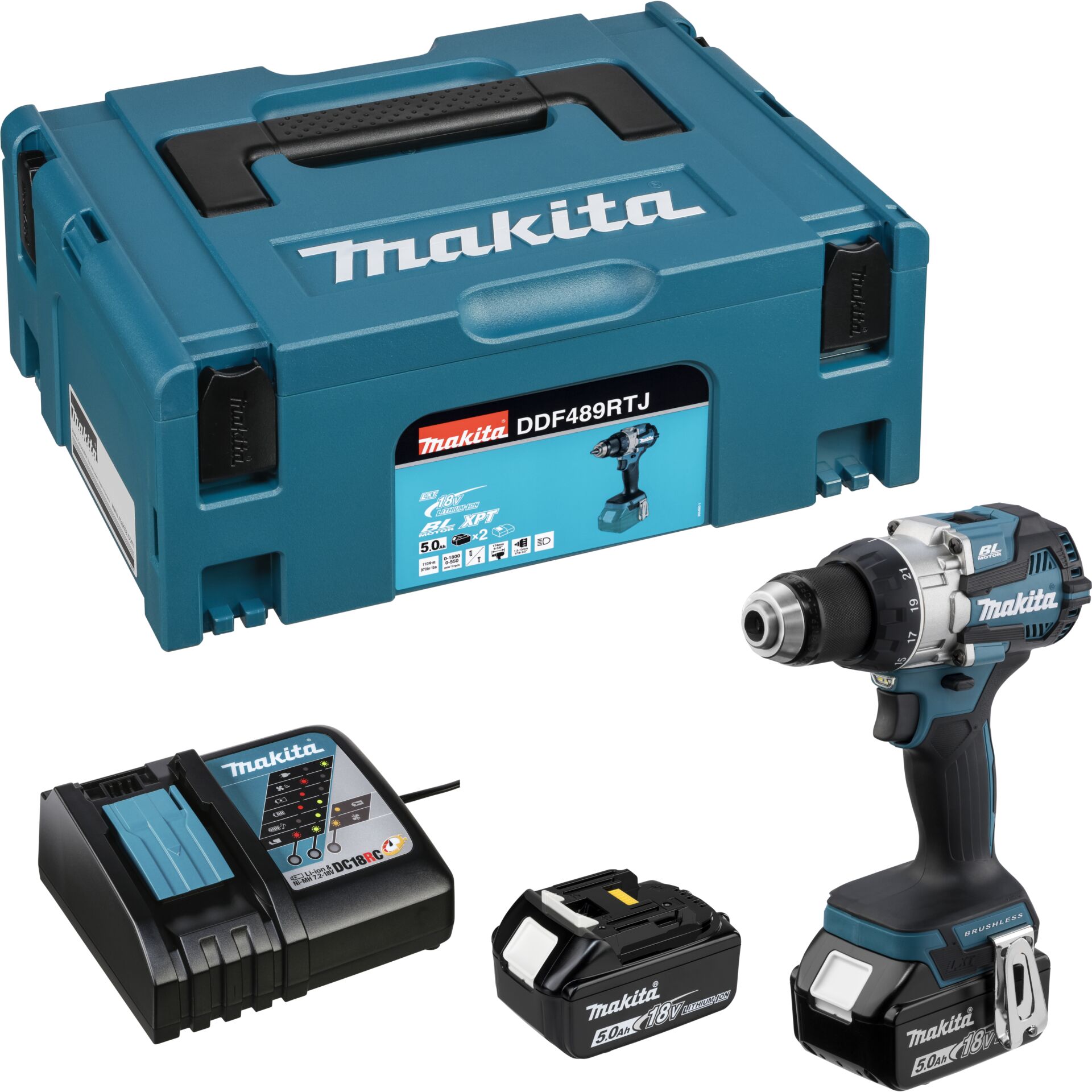 Makita Bore-/skruemaskine LXT ® - DDF489RTJ