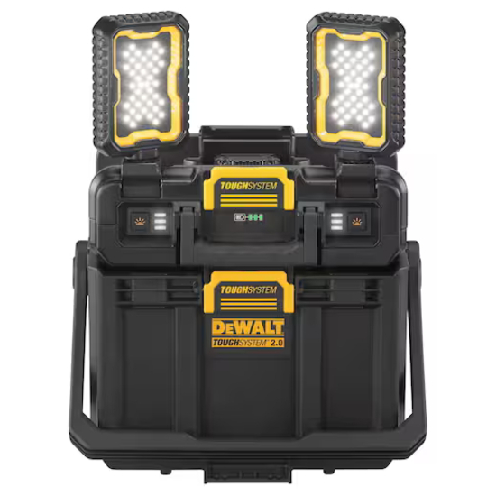 DeWalt DWST08061-1 TOUGHSYSTEM 2.0 LED Arbejdslampe med Værktøjskasse - 18 V