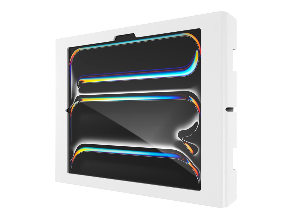 Compulocks iPad Pro M4 13 (2024), Apex Secured Enclosure Wall Mount - Indelukke - for tablet - sikret - låsbar - metalramme - hvid - skærmstørrelse: 13 - vægmonterbar - for Apple 13-inch iPad Pro (M4)
