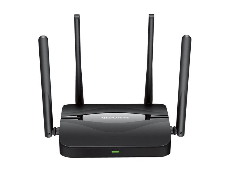 WiFi 7 router Mercusys MR25BE – dual-band gigabit, sort