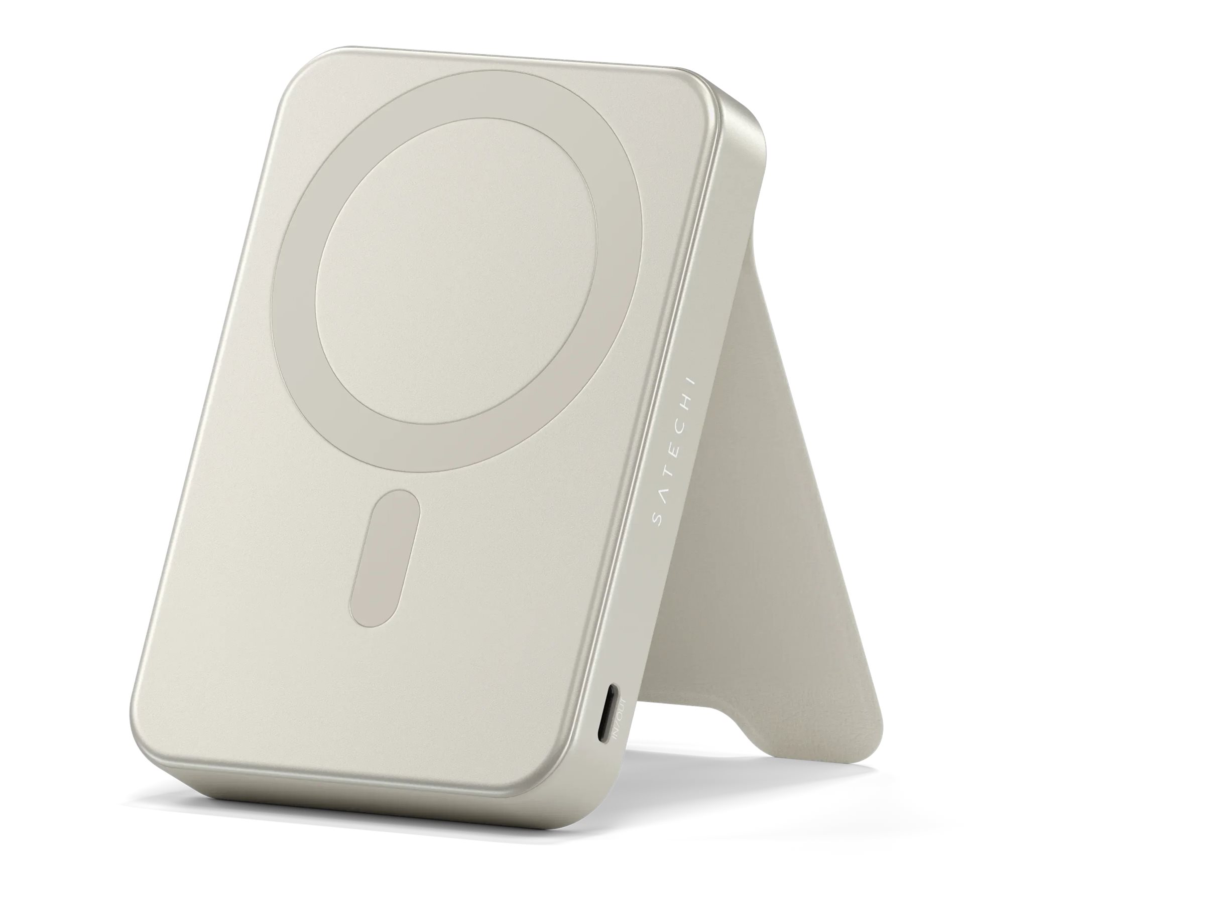 Satechi OntheGo Power Bank (10K) Sand Powerbank - Beige - 10000 mAh