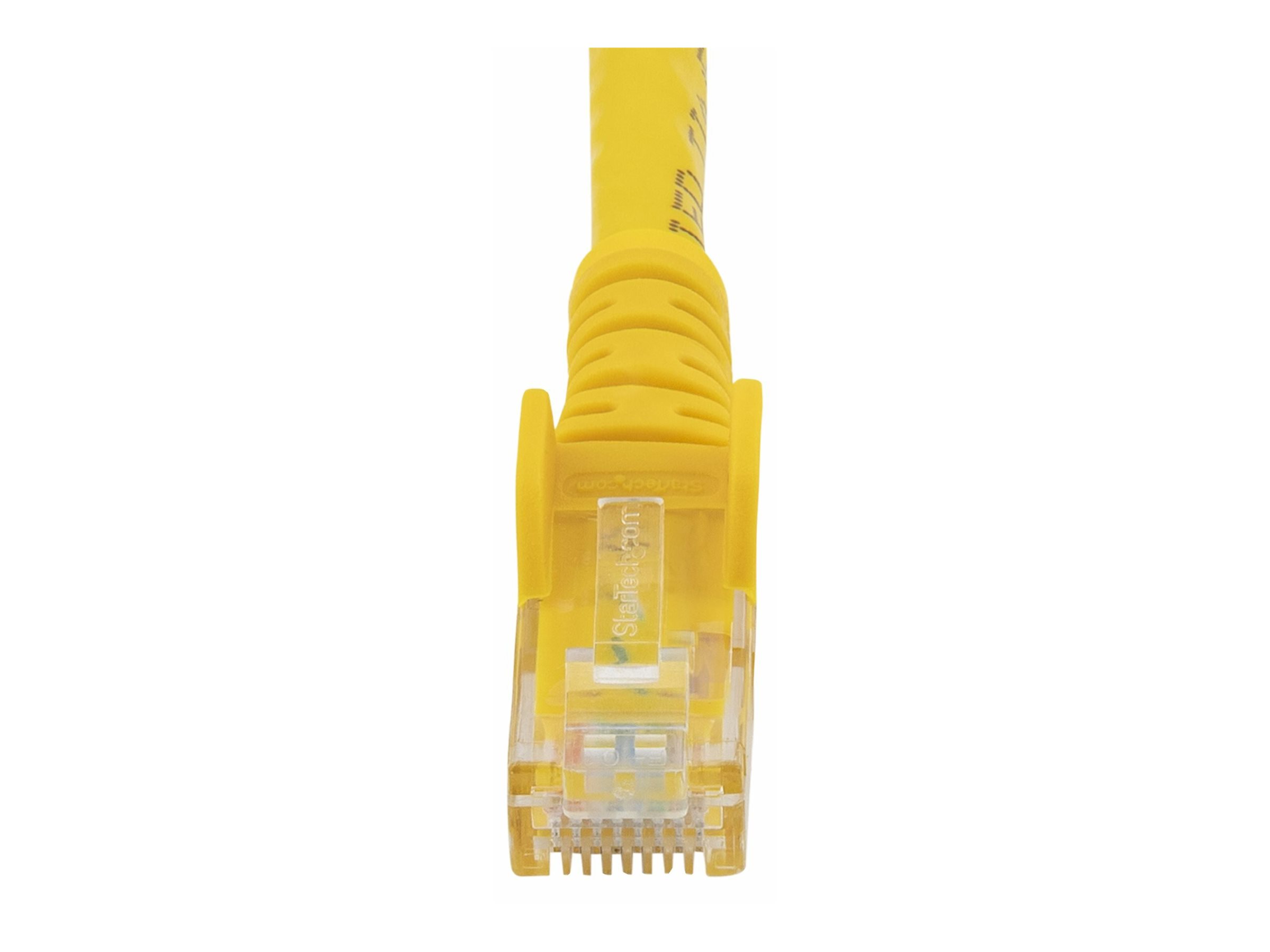 StarTech.com 10m CAT6 Ethernet Cable, 10 Gigabit Snagless RJ45 650MHz 100W PoE Patch Cord, CAT 6 10GbE UTP Network Cable w/Strain Relief, Yellow,