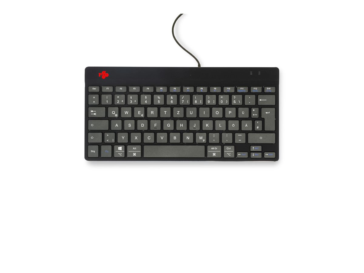 R-Go Tools RGOCODEWDBL Tastatur Saksnøglekontakt Kablet Tysk